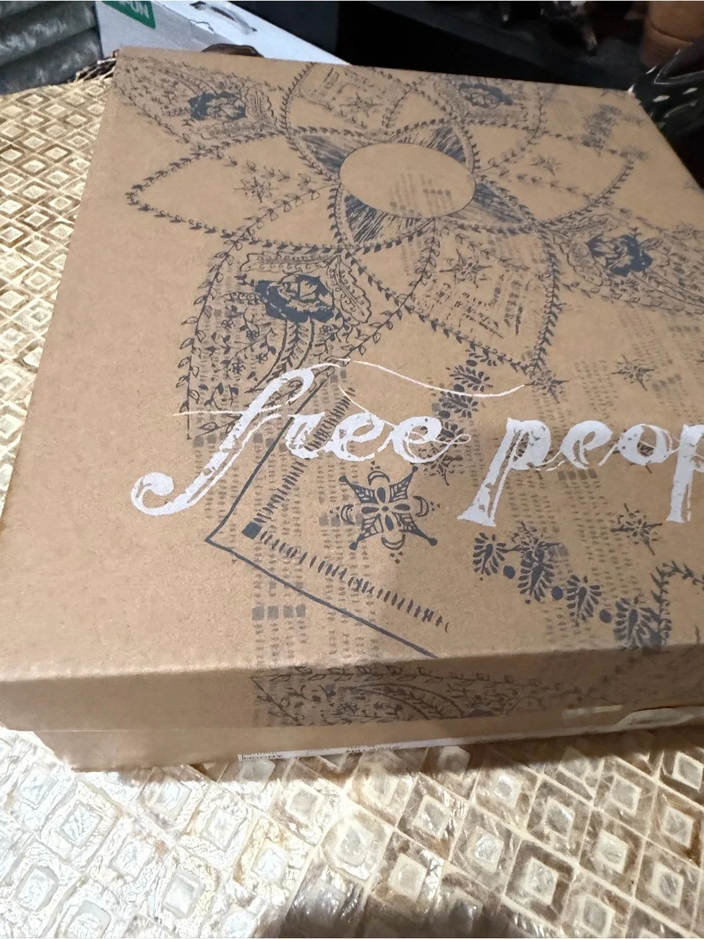 Free People Metallic Bronze Western Heeled Boots